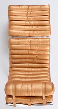 Arne Norell, an "Ari" easy chair with ottoman, Norell Möbel, Aneby, ca 2020.