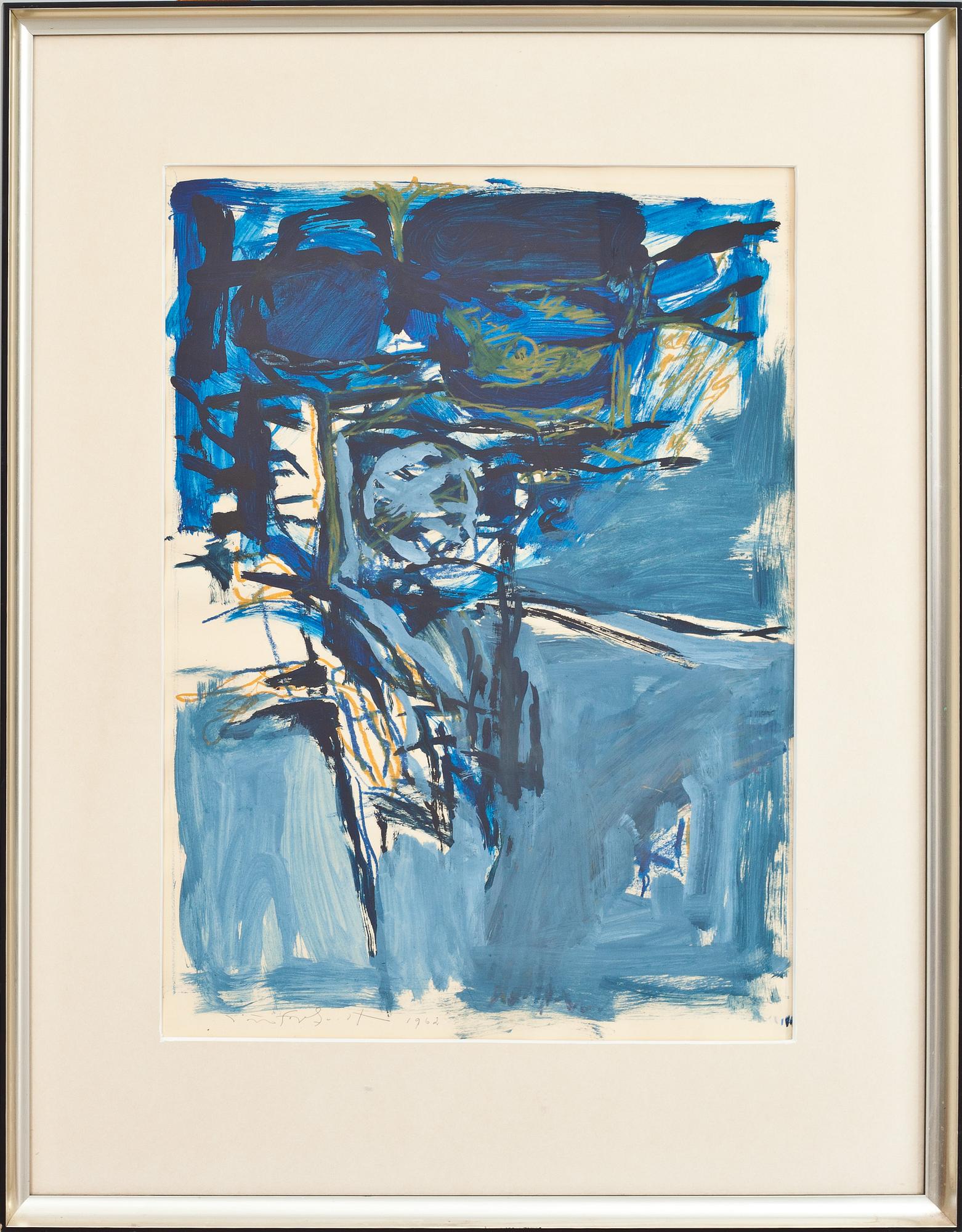 JÖRGEN FOGELQUIST, gouache, sign o dat 1962.