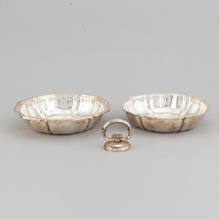 Dubbelkarott, 830 silver, svenska importstämplar, 1900-tal.