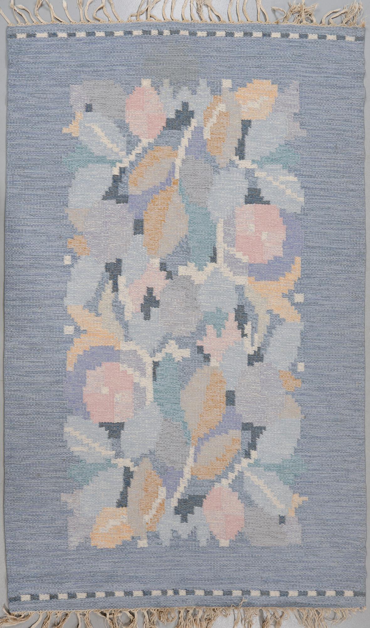 MATTA, rölakan, Ingegerd Silow, monogramsignerad IS, omkring 1900-talets mitt, 200x135 cm.