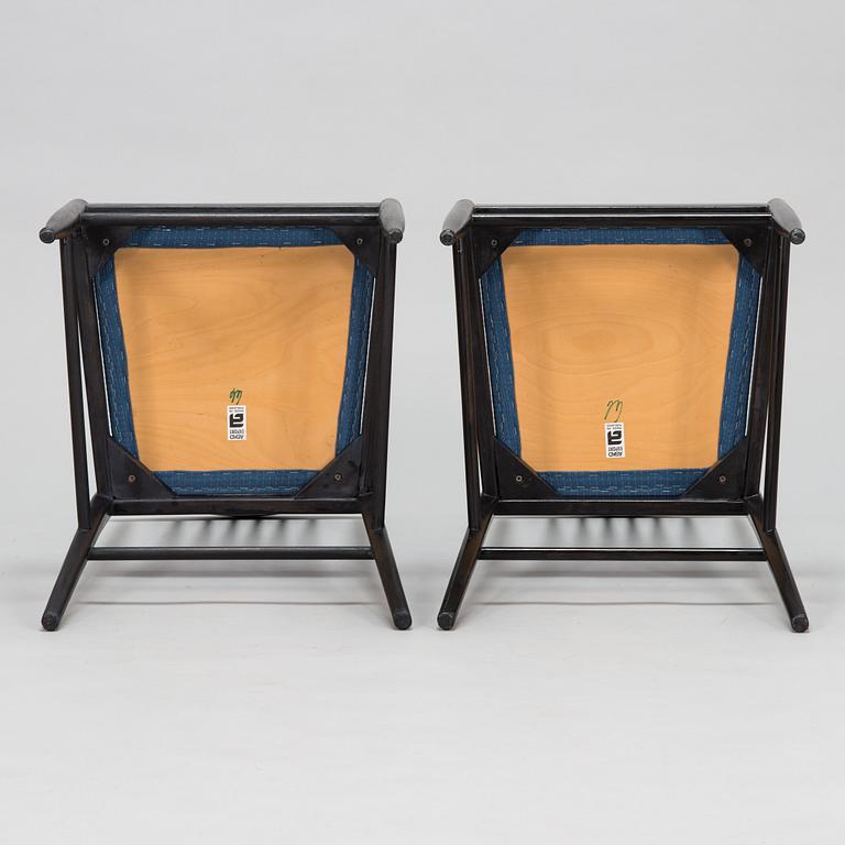 Kerstin Hörlin-Holmquist, a set of four  1970's 'Charlotte' chairs for Asko Finland.