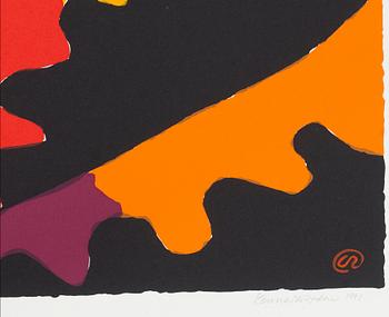 LENNART RODHE serigraph in colours signed dated and numbered 11/50 1991.