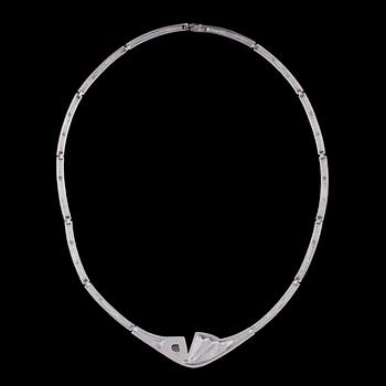 HALSSMYCKE, Nautilus, sterlingsilver, pärlemor, Zoltan Popovits Lapponia 2009.