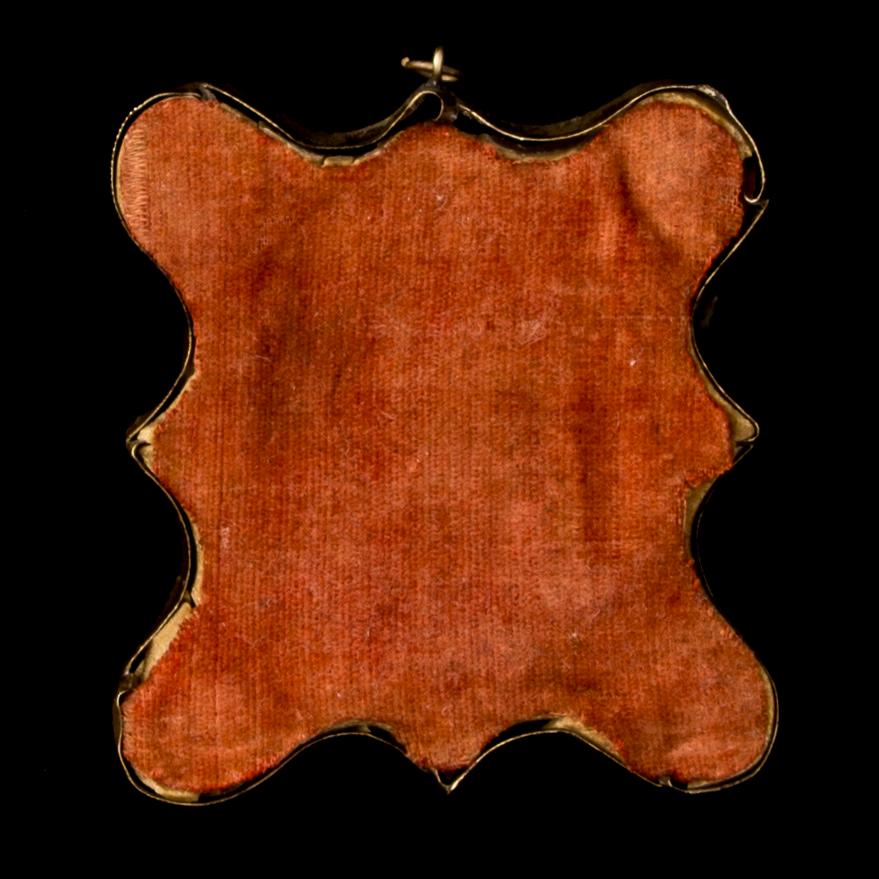 IKON, målad på porslin, Ryssland, 1800/1900-tal.