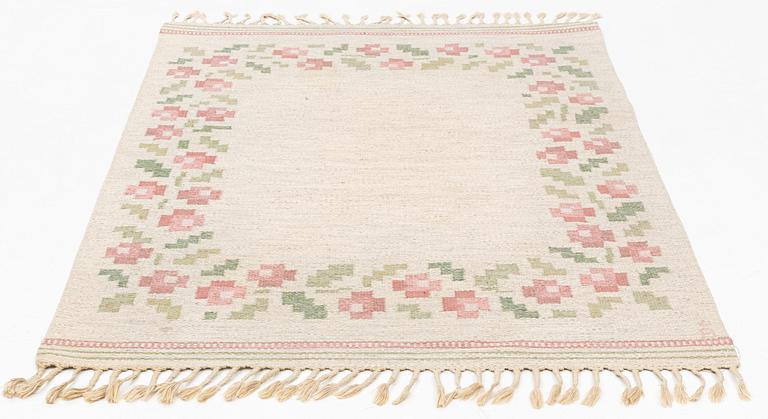 Anna-Johanna Ångström, a flat weave carpet, signed Å, ca 201 x 138 cm.