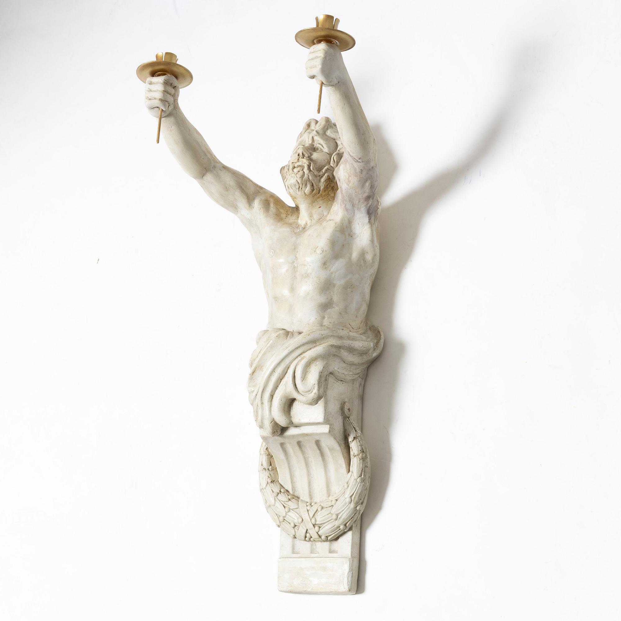 Wall candle holder, 20th century.