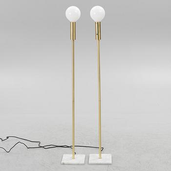 Floor lamps, a pair, LampGustaf., period.