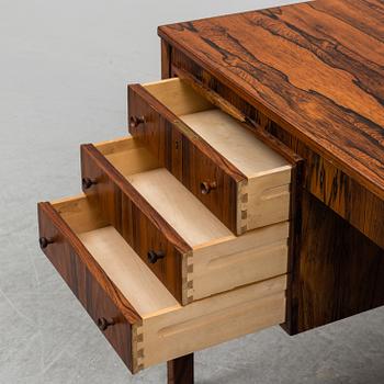 ERIK WÖRTZ, a rosewood veneered desk, IKEA, 1960's.