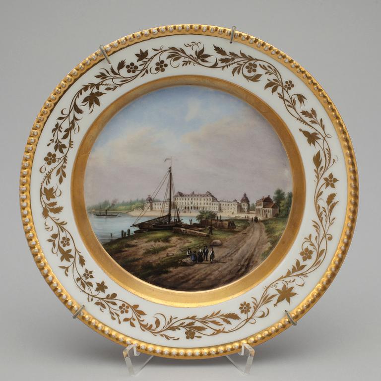 TALLRIK, porslin, KPM, Königliche Porzellanmanufaktur, Berlin, 1800-talets andra hälft.