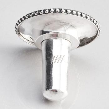 Pehr Zethelius, ljusstakar, ett par, silver, Stockholm 1779. Gustavianska.