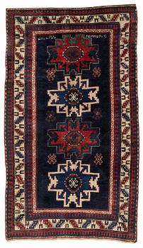 363. A Lesghi rug, North East Caucasus, signed, c. 230 x 135 cm.