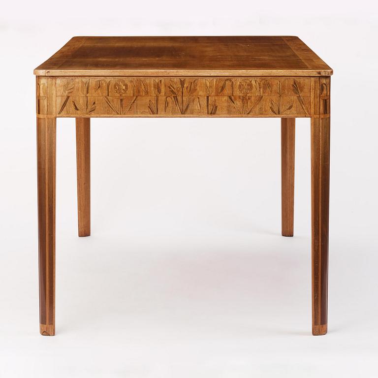 Carl Malmsten, a mahogany desk, Åtvidabergs Industrier, ca 1943.
