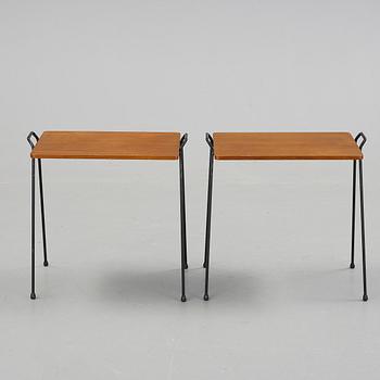 SÄNGBORD, ett par, 1950/60-tal.
