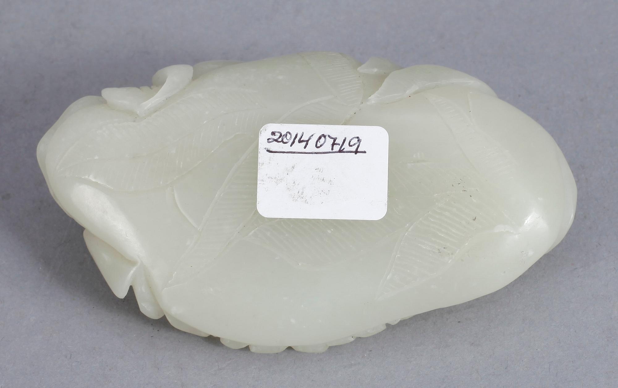 SKULPTUR, nefrit, Kina.