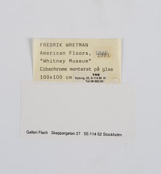 Fredrik Wretman, "Whitney Museum", 1989.