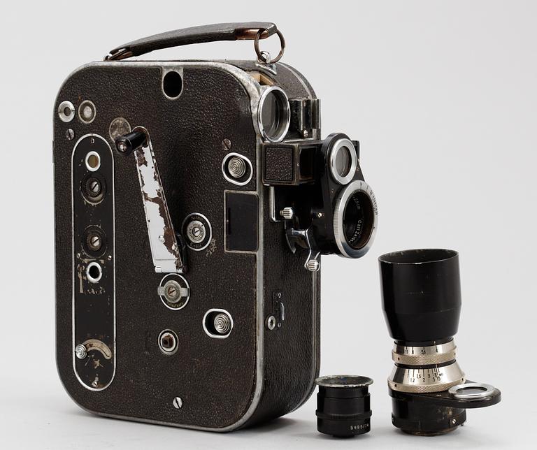 MOTION PICTURE CAMERA, Zeiss Ikon Movikon, Germany, 1930s-40s.