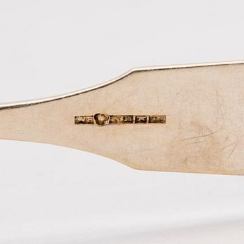 LUSIKOITA, 12+12 kpl, hopeaa, suomalaiset ja venäläiset leimat, pääosin 1800-luvun loppu.