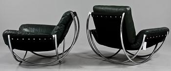 FÅTÖLJER, ett par, 1900-talets fjärde kvartal.