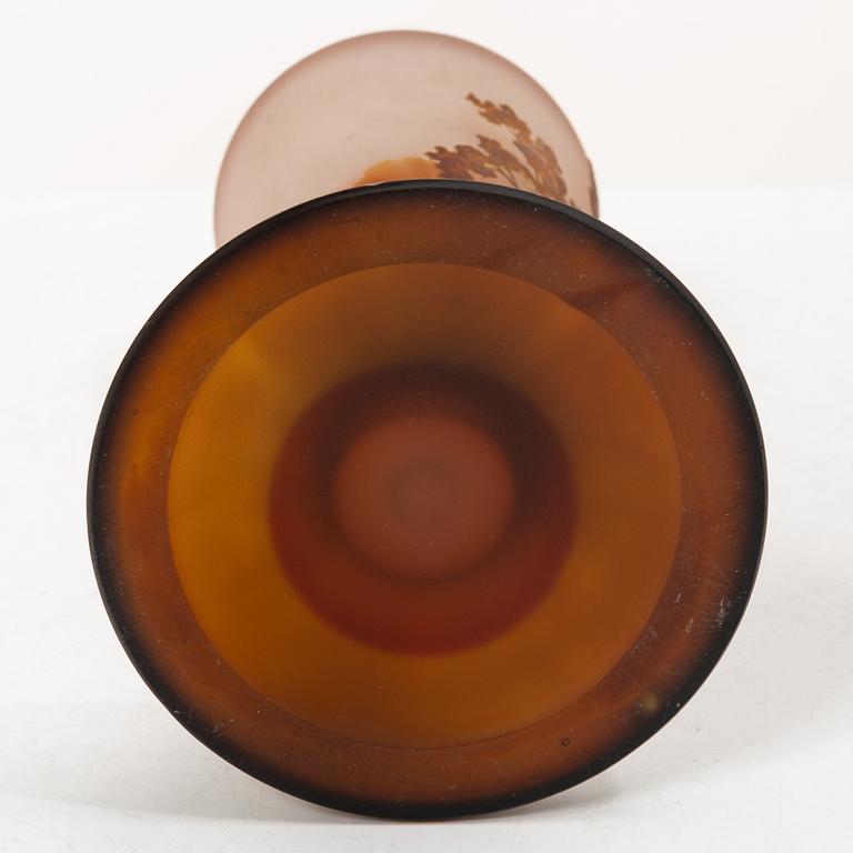 Emile Gallé, lampfot, jugend, Frnakrike, omkring 1900.