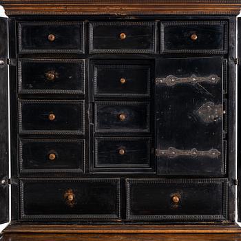 A Baroque cabinet, 18th Century.