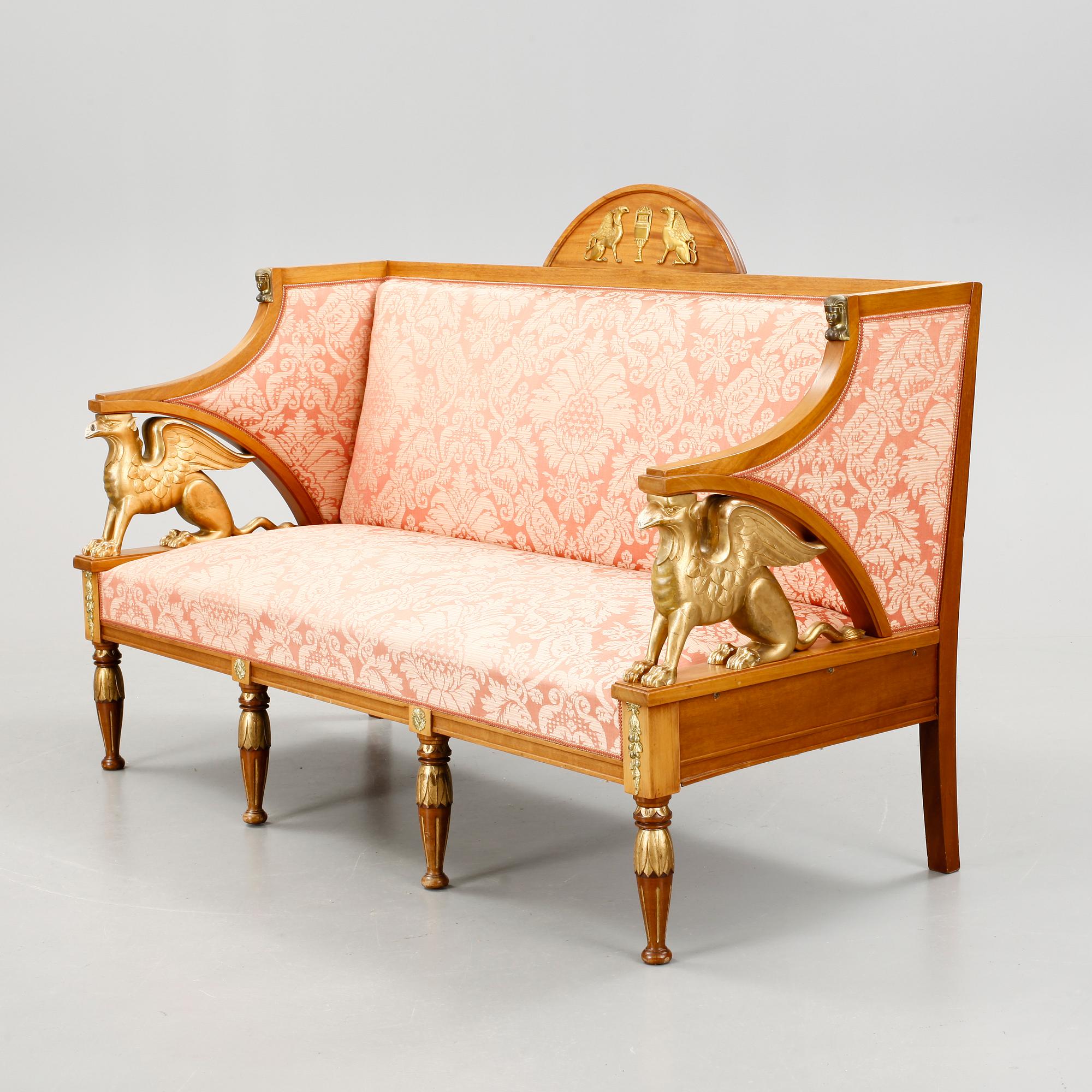 SOFFA, empirestil, 1900-talets första hälft.
