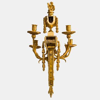 Applique, Louis XVI, kring 1780, sannolikt Paris.