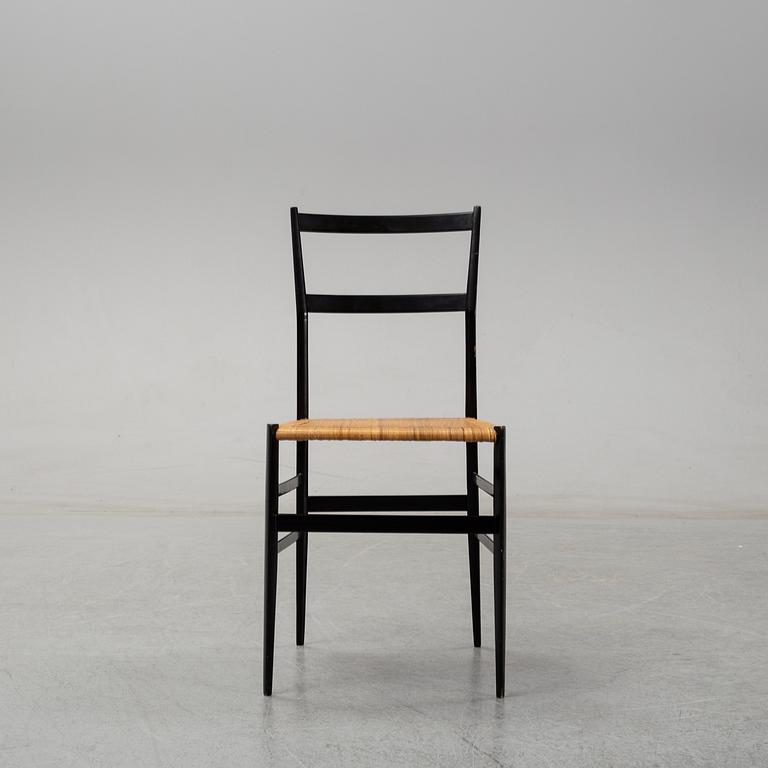 Gio Ponti, a 'Superleggera', chair, early 1960's.