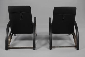 FÅTÖLJER, ett par, "Grande Repos", Jean Prouvé, Tecta, 1980-tal.