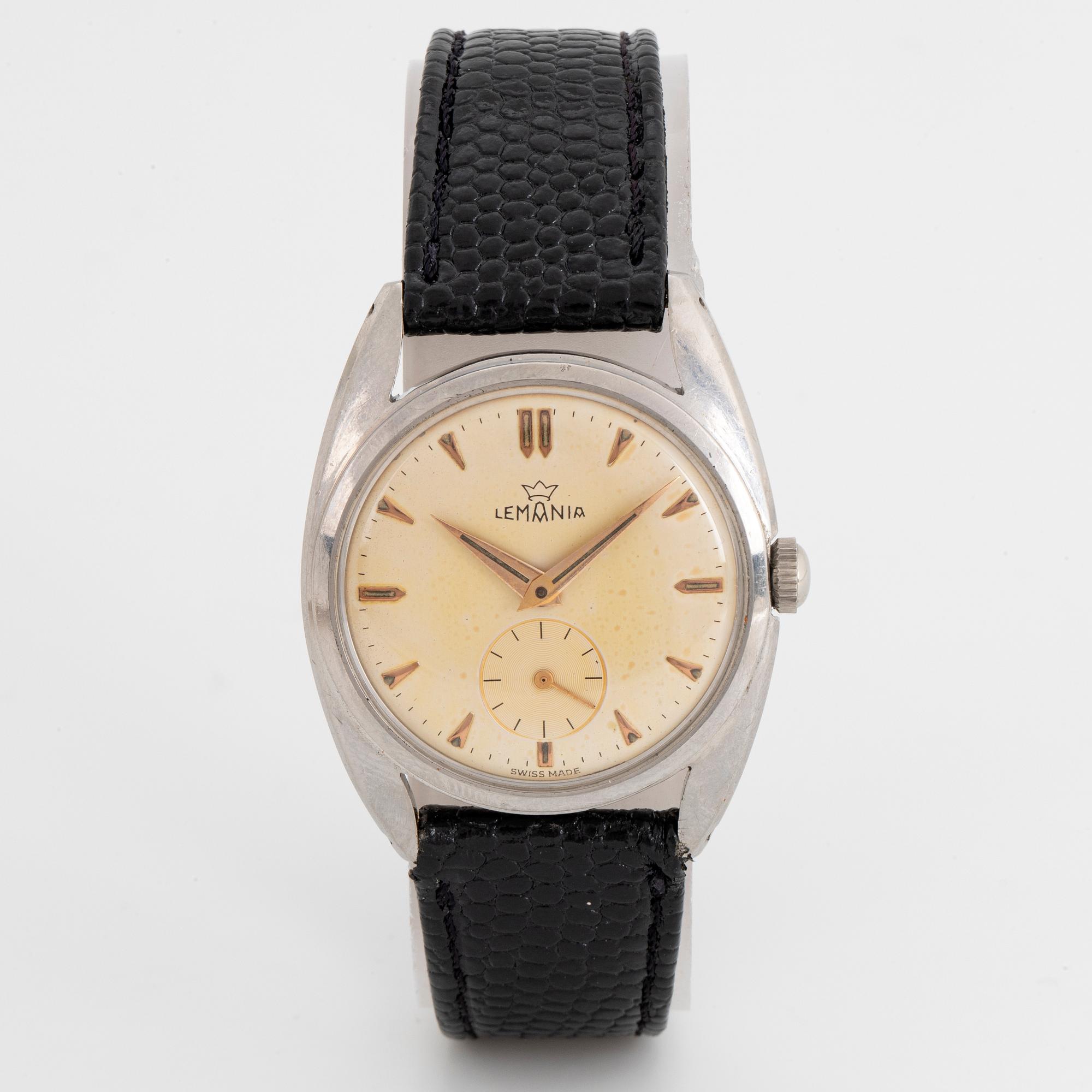 LEMANIA, wristwatch, 33 mm.