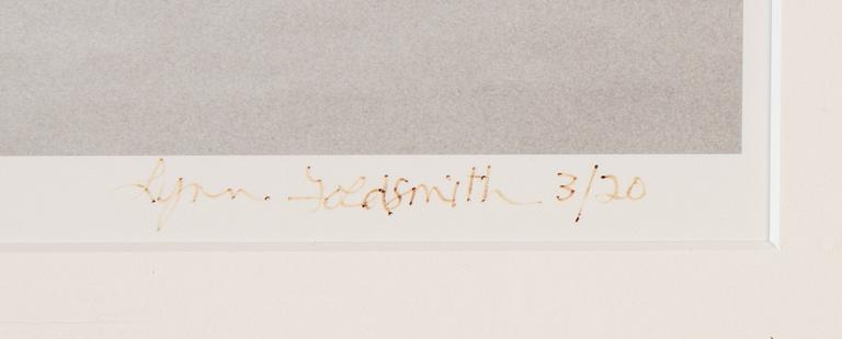 Lynn Goldsmith, photograph signed and numbered 3/20.