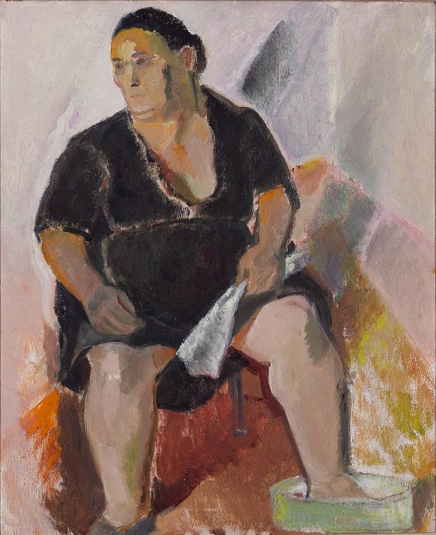 Tora Vega Holmström, "Sittande kvinna".