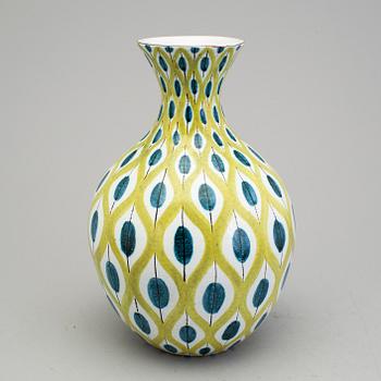 STIG LINDBERG, vas i fajans, Gustavsberg studio 1950-tal.