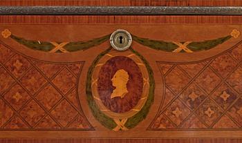 BYRÅ, gustaviansk stil, 1900-talets andra hälft.