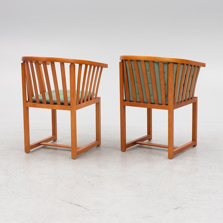 Åke Axelsson, a set of eight 'Vaxholmaren' chairs, Gärsnäs.