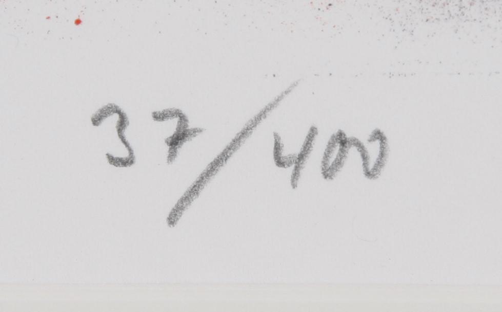 DAHL, PETER, litografi, sign o numr 37/400.