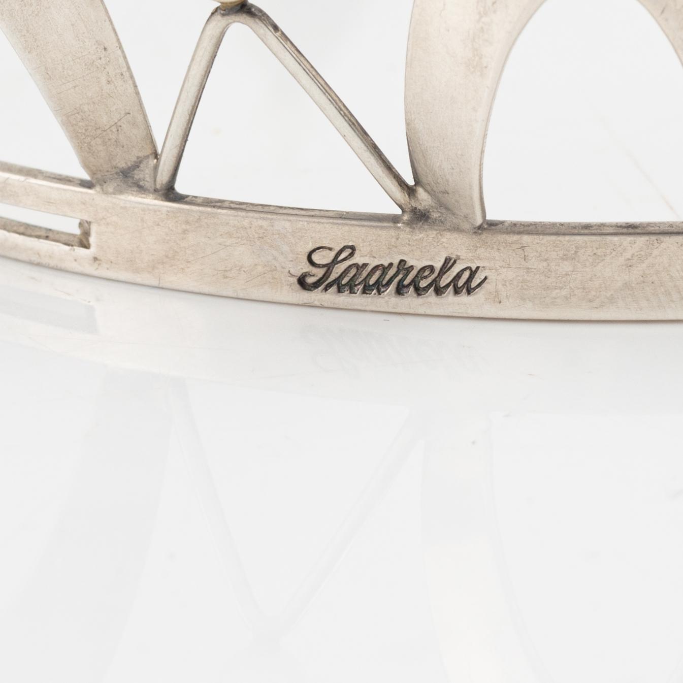 Arvo Saarela, a silver and pearl bridal crown, Enköping, Sweden 1963.