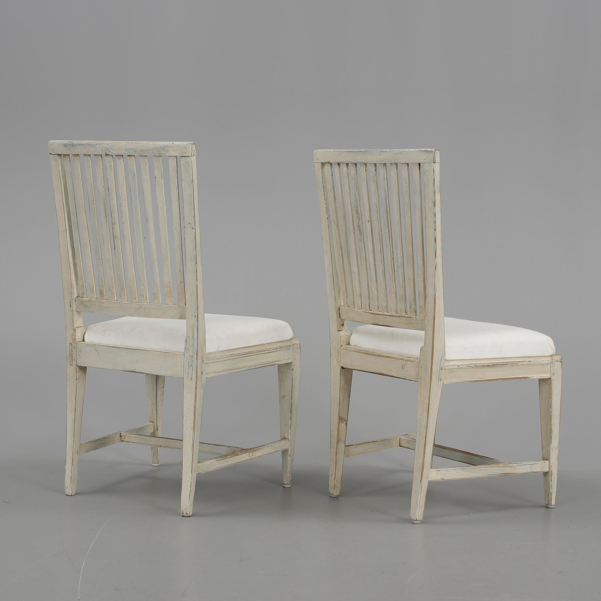 STOLAR, 2st snarlika, gustavianska, omkring 1800.