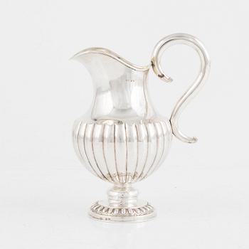 A Swedish Silver Creamer, mark of Carl Johan Kling, Gävle 1888.