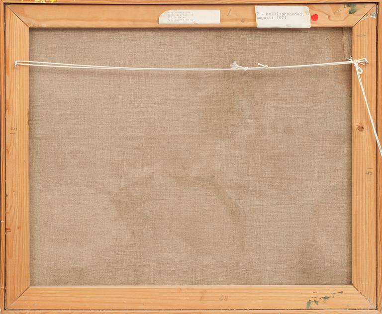 ULF TROTZIG, olja på duk, signerad och daterad- 71.