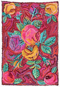 Kaffe Fassett, "Rose rag rug".