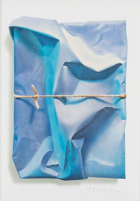 Yrjö Edelmann, "Packed blue and grey heaven".