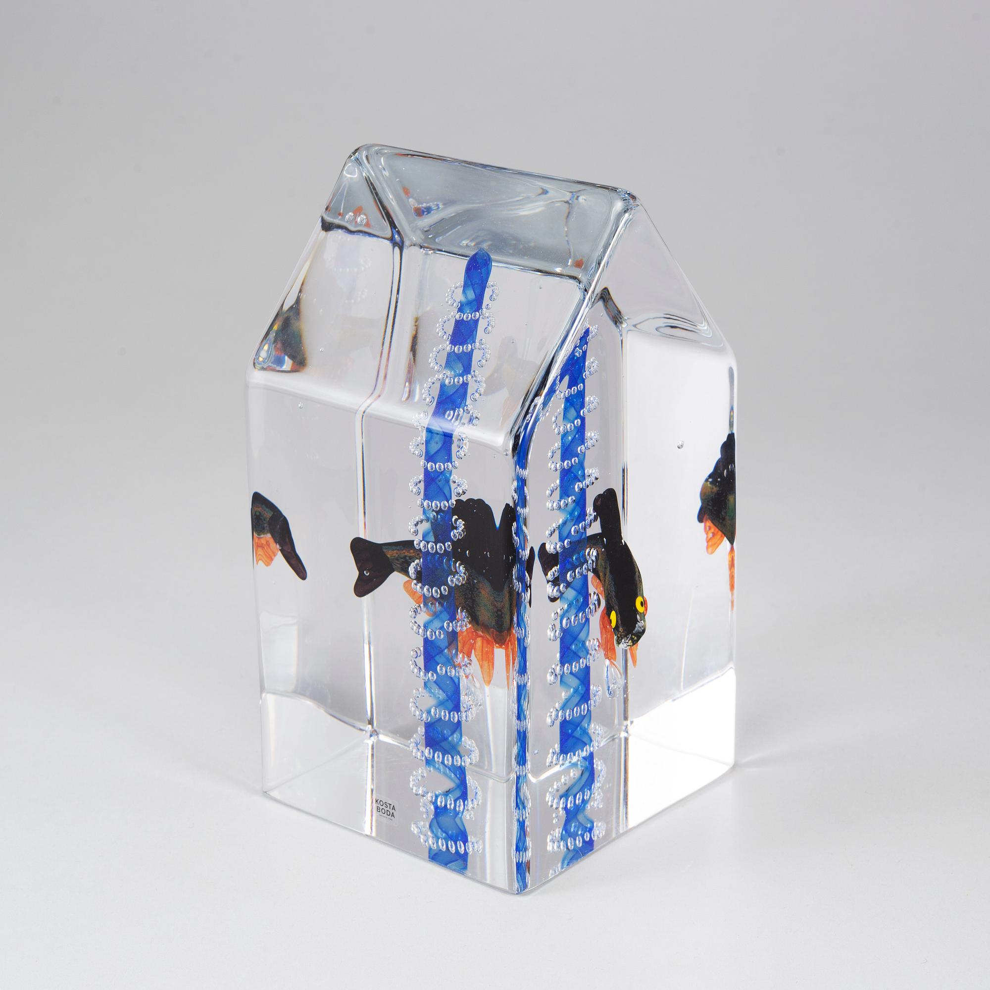 KJELL ENGMAN, glasskulptur, Kosta Boda, signerad nr 7/20.