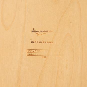 Bruno Mathsson, Coffee table, Firma Karl Mathsson, Värnamo, 1968.