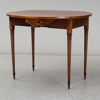 A 19th century mahogany table.