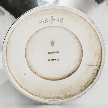 Wiwen Nilsson, a silver beaker with lid, Lund, Sweden 1927.