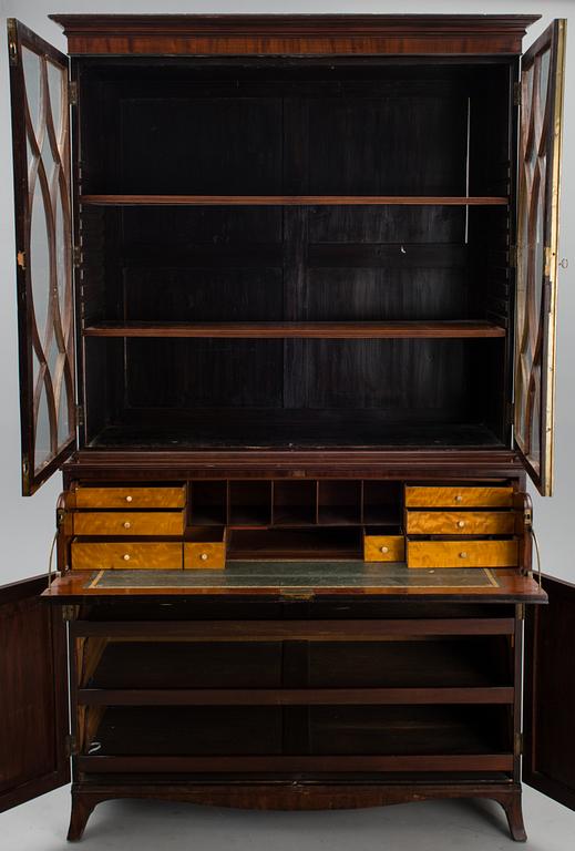 A 1830s Regency Secretaire Bookcase.