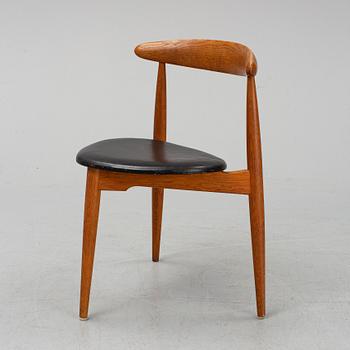 HANS J WEGNER, "The Heart Chair", Fritz Hansen, Denmark.