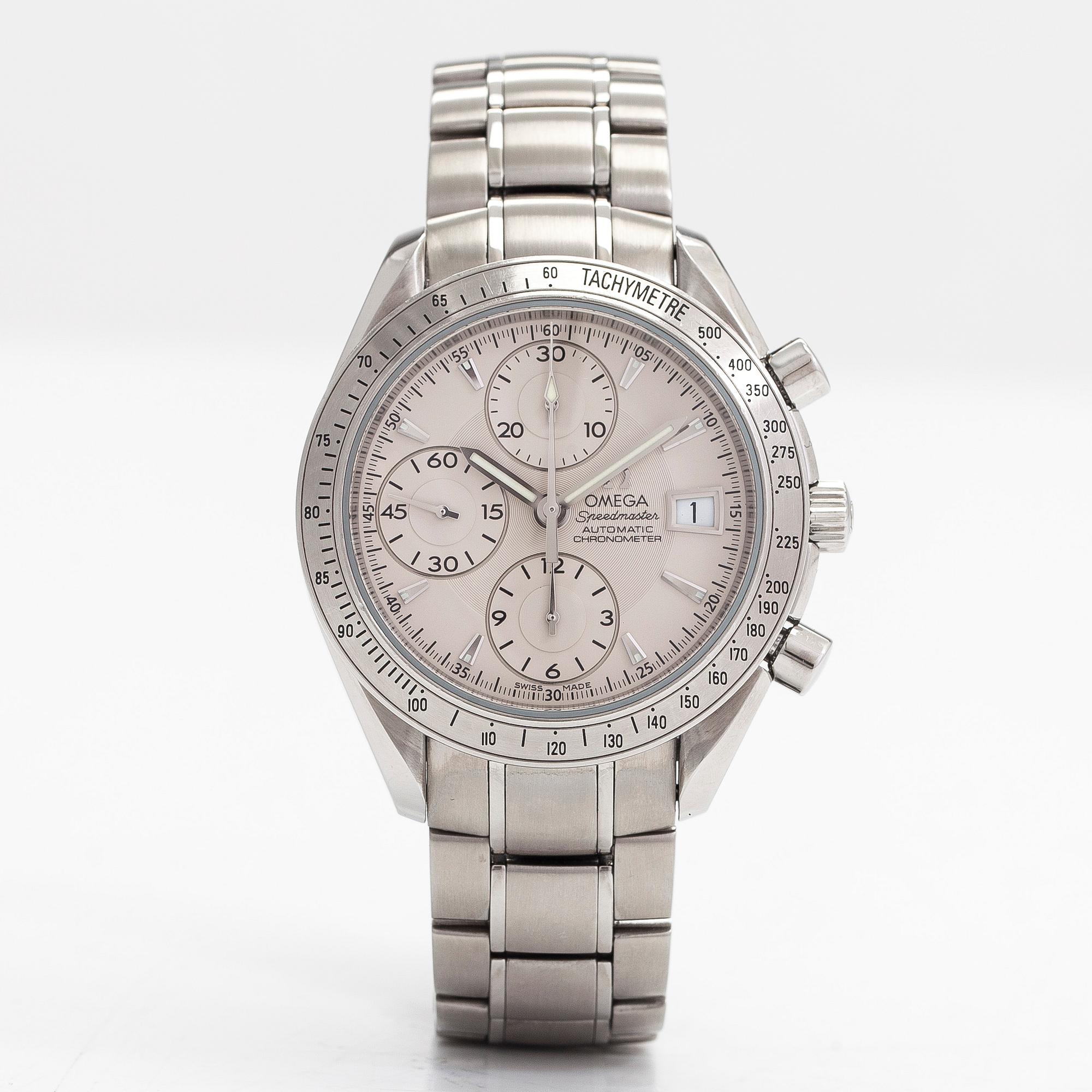 Omega, Speedmaster, Date, kronograph, armbandsur, 40 mm.