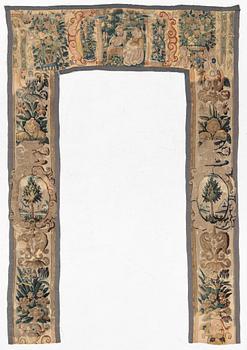 A 17th century, tapestry fragment, c. 295 x 195 Flanders,.