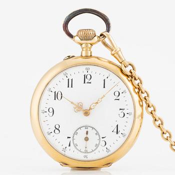 L.U.C. (Louis-Ulysse CHOPARD), pocket watch, 18K gold, 49 mm.